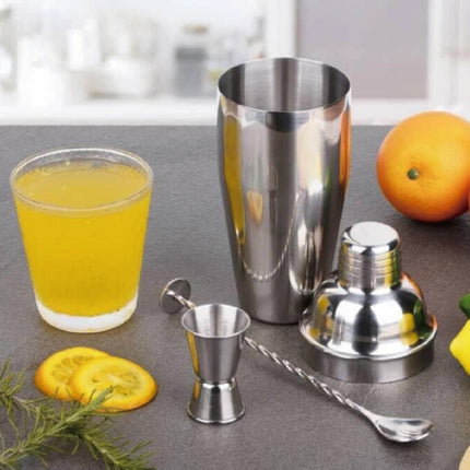 3PCS Stainless SteelCocktail Shaker Set for Bar Tool Kit for Home Bartender