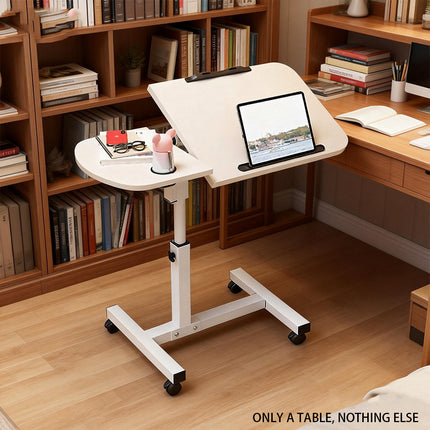 Portable Adjustable Height Laptop Desk Stand Mobile Table For Bed Sofa Office