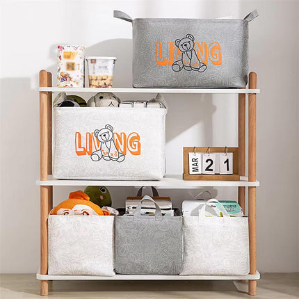 Large Foldable Clothes Storage Bag Wardrobe Organizer Toy Blanket Container