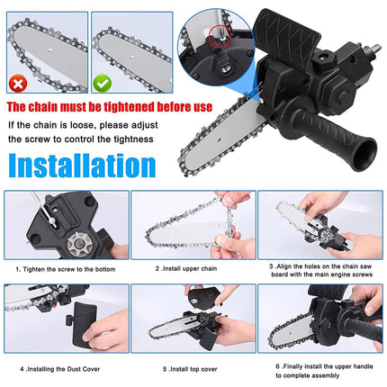 Mini Electric Drill To Electric Saw Converter Electric Chain Saw Conversion Head