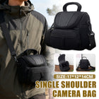 Shoulder Camera Bag Durable with Multi-Compartment for DSLR SLR Use 14x12x17cm
