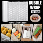 Bubble Wrap Roll Shock Absorbent Cushion Packaging Clear for Shipping Protection