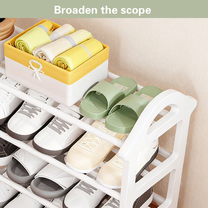4 Tier Tree Shoe Rack Space Saving Organizer Stand for Entryway Hallway Storage