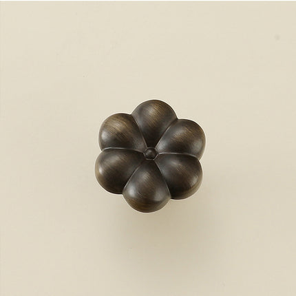 Brass Cabinet Handle Bucolic Style Creative Pull for Wardrobe Drawer Cupboard