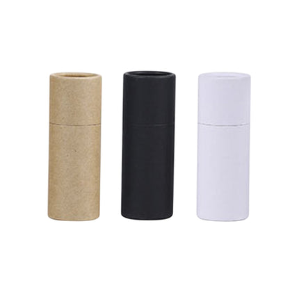 20PCS Kraft Paper Cylinder Gift Boxes Round Cardboard Tubes with Lids