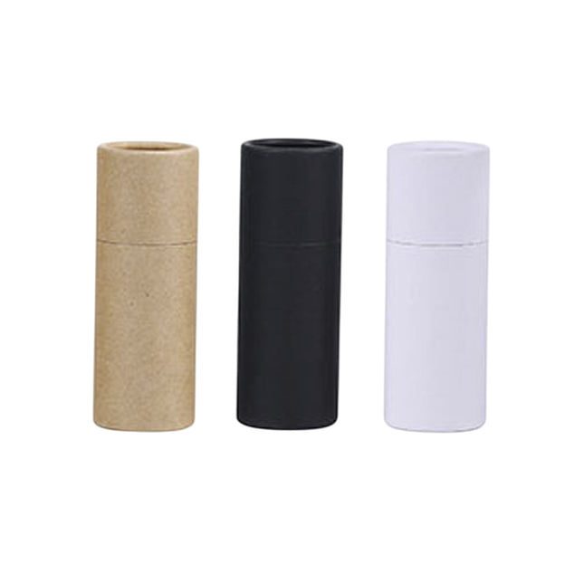 20PCS Kraft Paper Cylinder Gift Boxes Round Cardboard Tubes with Lids