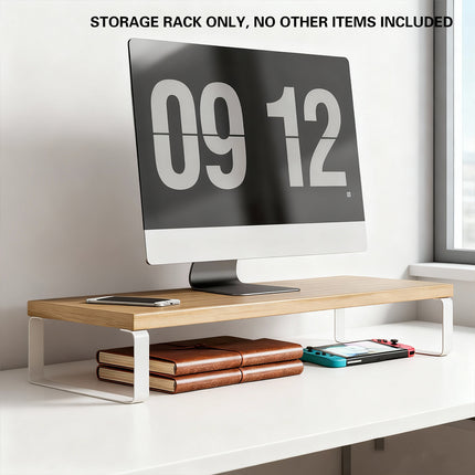 Multi-Purpose Desktop Monitor Stand Riser Durable for Desk Organizer Storage Use