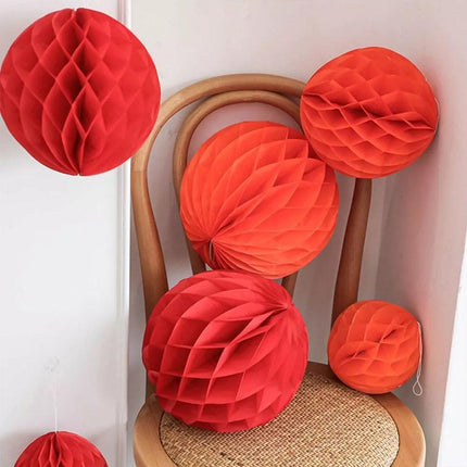 Paper Honeycomb Lanterns 10pcs Hanging Party Decorations Holiday Event Supplies