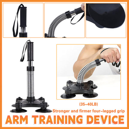 Arm Wrestling Trainer Wrist and Forearm Strength Exerciser Spring Resistance Device