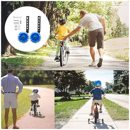 Kids Bicycle Training Wheels Set High-Quality Safety Balance Adjustable Height