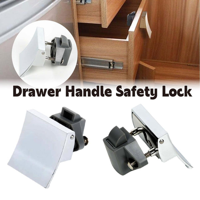RV Caravan Yacht Furniture Cabinet Door Drawer Handle Safety Lock Accessory