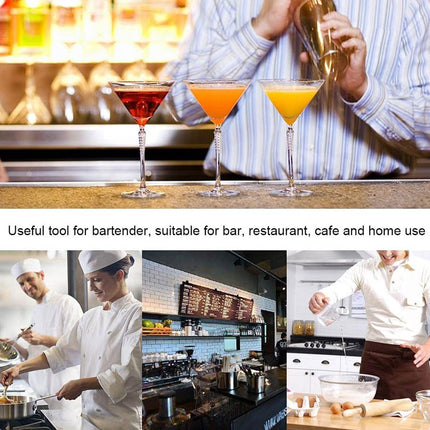 Stainless Steel Cocktail Bar Spoon Twisted Handle Mixing Stirring Muddler 27cm