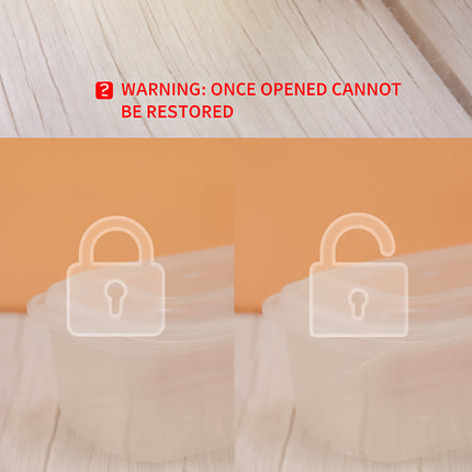 30PCS Disposable Takeout Lunch Box 1100ml Food-Grade PP Restaurant Home Delivery