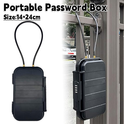 Anti Theft Beach Box Waterproof Portable Lock Storage Handheld Phone Organizer