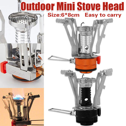 Outdoor Mini Stove Head Portable for Hiking Picnic High Efficiency Cooking