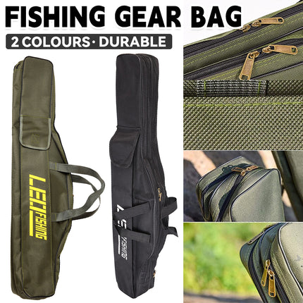 150cm Portable Foldable Fishing Rod Carrier Fish Pole Tools Storage Bag Case