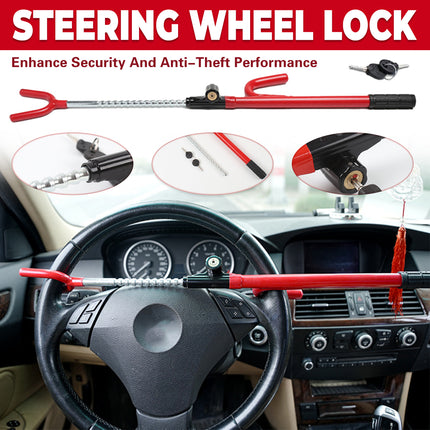 Adjustable Car Steering Wheel Lock Anti Theft Security Bar for Car Protect Use