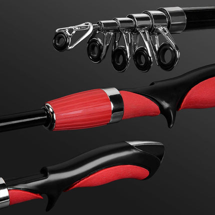 Compact Telescopic Fishing Rod Portable 1.4m Pole for Travel and Outdoors