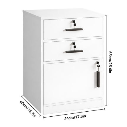 Vertical Steel File Cabinet 2 Drawer Sturdy Office Storage Lockable Heavy Duty