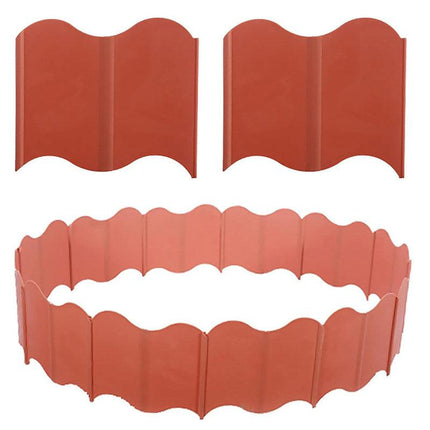 20PCS Garden Edging Fence Decorative Plastic Lawn Border Panels Landscaping