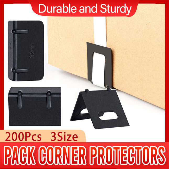 200PCS L Shaped Packing Buckle Right Angle Carton Furniture Corner Protector