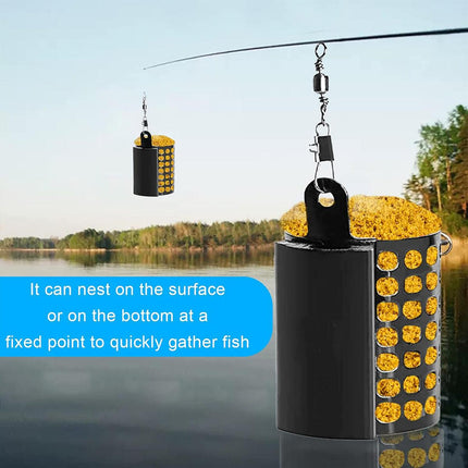 3pcs Bait Cage Attachment Tool Fishing Nesting Device for Outdoor Angling Use