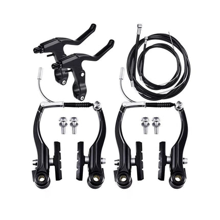 Mountain Bike V Brake Set Road Bicycle Front Rear Brake Kit Aluminum Parts Use