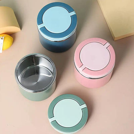 Stainless Steel Insulated Lunch Box Bento Box Thermal Food Container Breakfast
