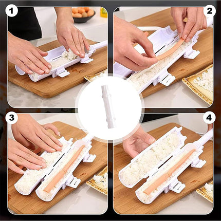 Sushi Roll Mold Non-Stick Food Grade Plastic for Home Kitchen DIY Sushi Making