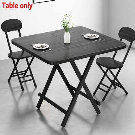 Folding Dining Table Model Portable Simple Household Table Compact Space Saving