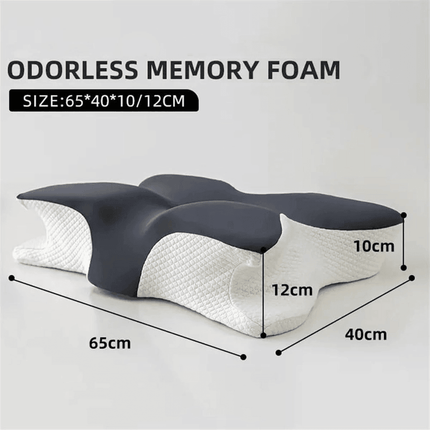 Memory Foam Butterfly Pillow Neck Support Slow Rebound Cervical Pillow