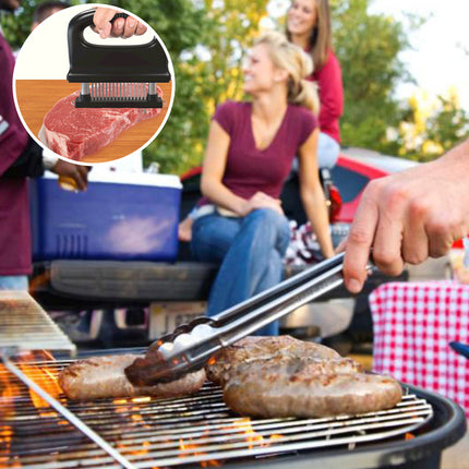 Stainless Steel Meat Tenderizer Needle Tendon Cutter Sharp Durable For Beef Pork