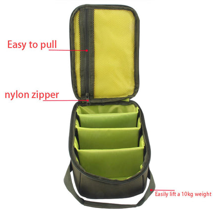 Fishing Gear Reel Storage Bag Portable Handbag Fishing Tools Organizer Storage
