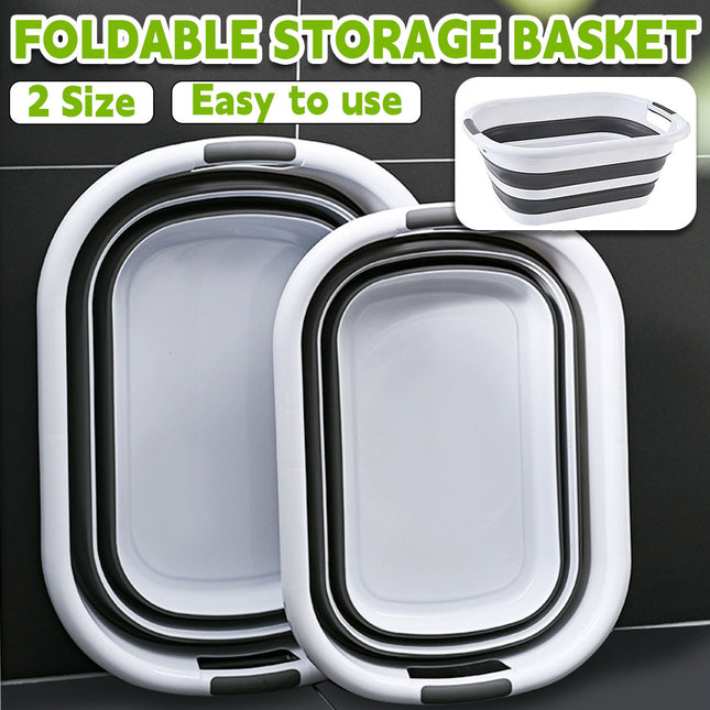 Foldable Laundry Basket Collapsible Washing Clothes Bin with Handles for Home