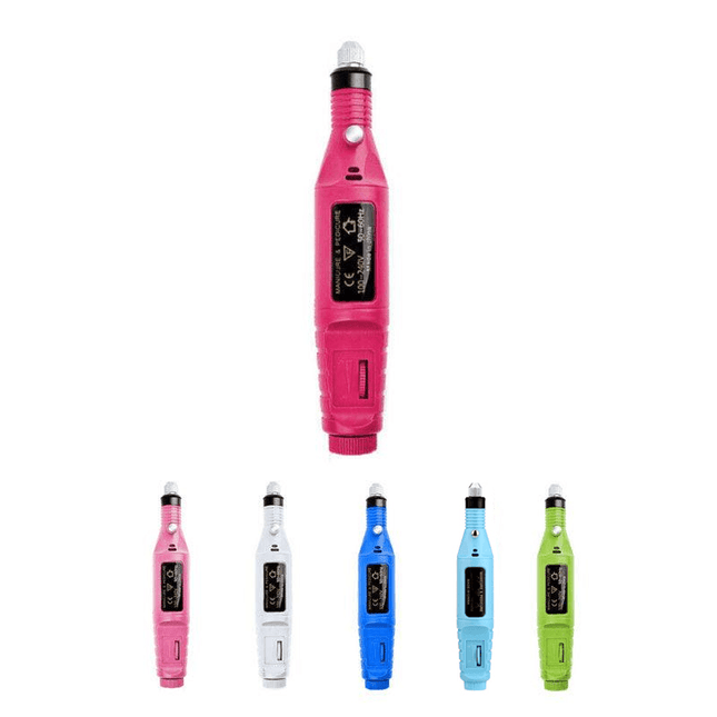 Electric Nail Drill Bits 12File Tool Set Machine Acrylic Art Manicure Pen Shaper
