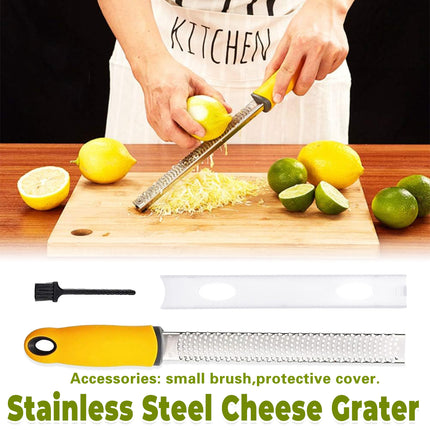 304 Stainless Steel Cheese Grater Sharp Blades Easy Clean For Cheese Butter