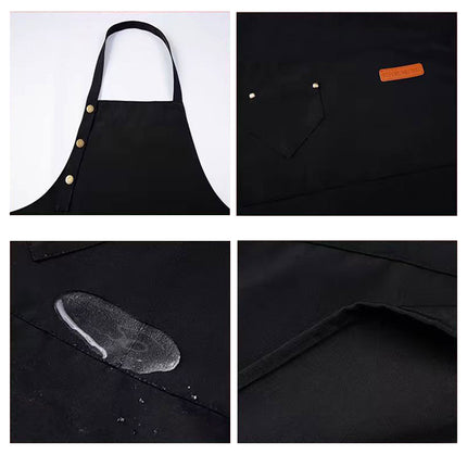 Adjustable Work Apron Neck Strap Waist Tie Kitchen Cooking Bib Apron Men Women