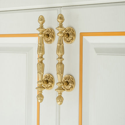 French Cabinet Door Handles Long Pull Retro Style for Closet Drawer Cupboard Use