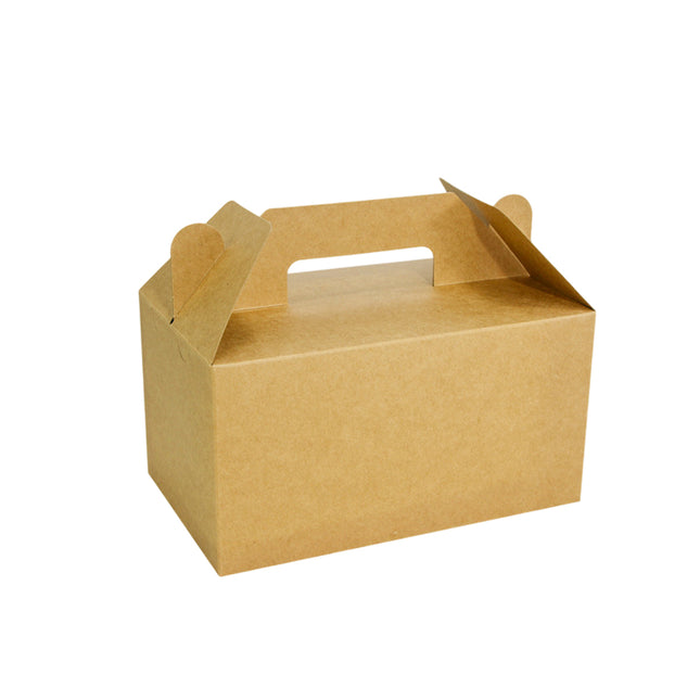 50PCS Fried Chicken Box Kraft Paper Takeaway Packaging Portable Food Container