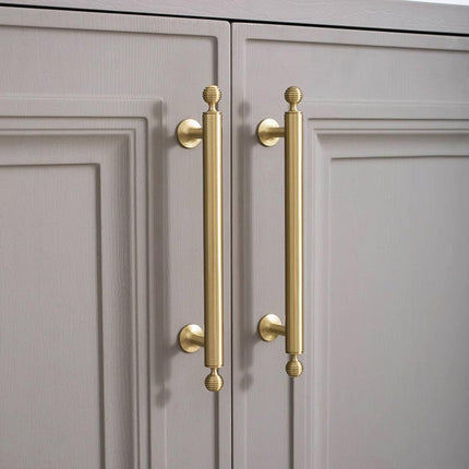 Copper Cabinet Handles 6 Sizes Modern Pulls for Wardrobe Drawer Shoe Cupboard
