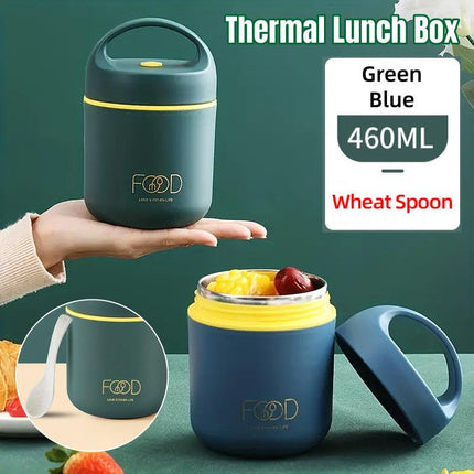 460ml Insulated Lunch Box Soup Container Portable Small Food Storage Box Bucket