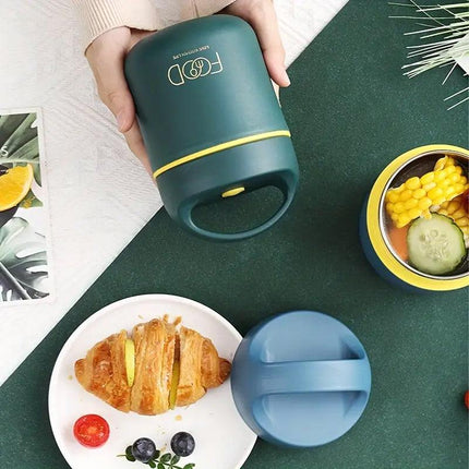 460ml Insulated Lunch Box Soup Container Portable Small Food Storage Box Bucket
