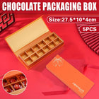 5pcs Flip-Top Chocolate Gift Boxes Or Special Occasions And Packaging Gifts