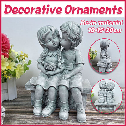 Resin Garden Ornament Outdoor Lawn Decoration Figurine For Men And Girls Yard