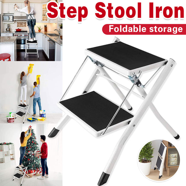Folding Ladder Stool Multi Functional Household Climbing Step Stool For Home Use