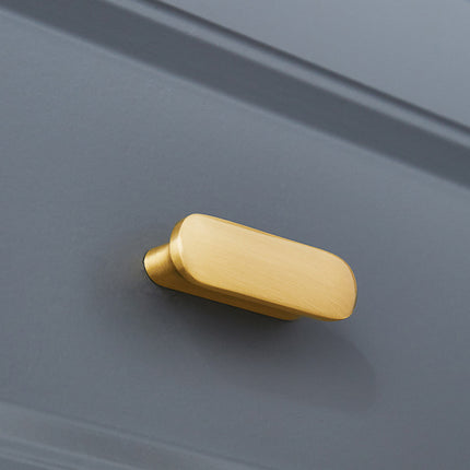 Gold Cabinet Handles 2 Sizes Modern Simple Pulls for Wardrobe Drawer Door Use