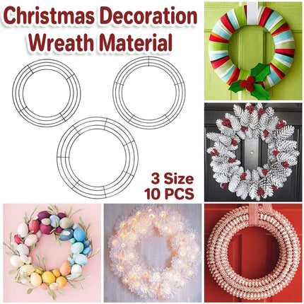 Festive Christmas Wreath Wire 10pcs Small Roll Floral Craft Decoration Supplies