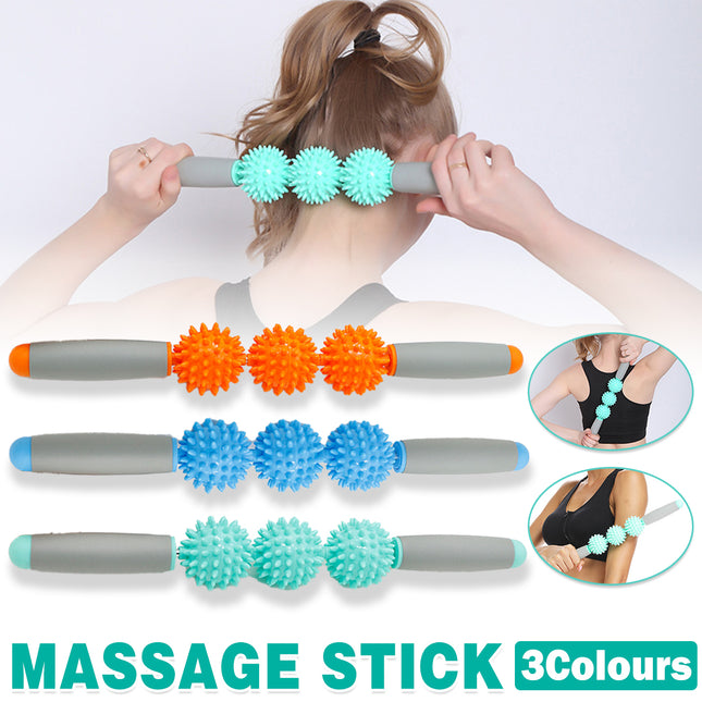 Massage Exercise Roller Yoga Stick for Muscle Fitness Home Gym