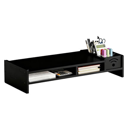 Multi-Function Monitor Riser Stand Space Saving Durable for Computer Desk Office