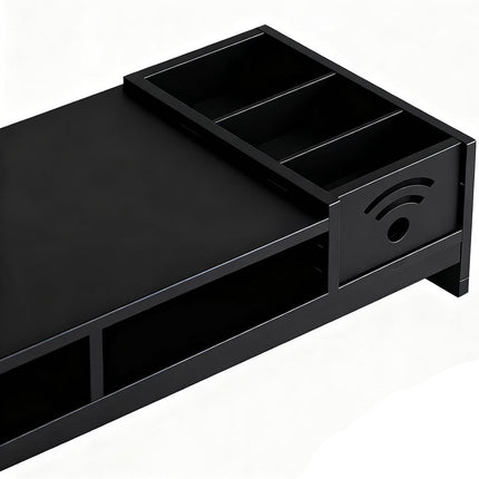 Multi-Function Monitor Riser Stand Space Saving Durable for Computer Desk Office